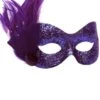 GENERIC Purple Glitter Masquerade Facepiece -Cosplay Accessories Store purple glitter masquerade facepiece 635110