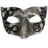 GENERIC Silver Masquerade Facepiece -Cosplay Accessories Store silver masquerade facepiece 208557
