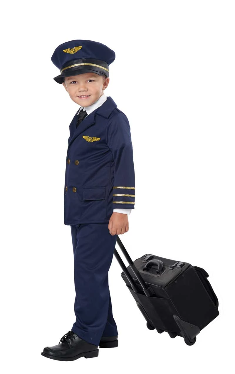 GENERIC Toddler Unisex Pint-Sized Pilot Costume 5 GENERIC Toddler Unisex Pint-Sized Pilot Costume - Image 3