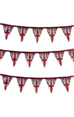 GENERIC Union Jack Fabric Bunting Decoration (3m)