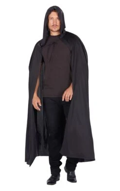 GENERIC Unisex Black Cape Costume -Cosplay Accessories Store unisex black cape costume 141859