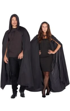 GENERIC Unisex Black Cape Costume