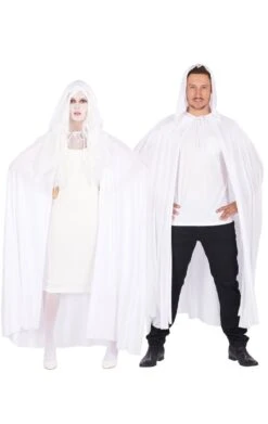 GENERIC Unisex White Cape Costume