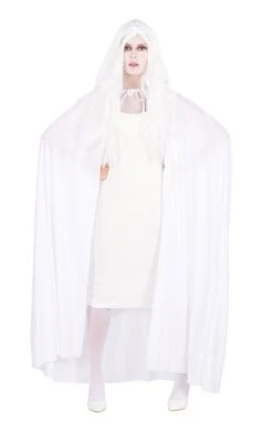 GENERIC Unisex White Cape Costume -Cosplay Accessories Store unisex white cape costume 994855