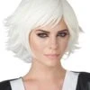 GENERIC Unisex White Feathered Cosplay Wig -Cosplay Accessories Store unisex white feathered cosplay wig 483402