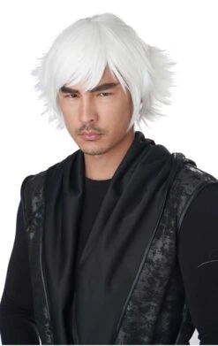 GENERIC Unisex White Feathered Cosplay Wig -Cosplay Accessories Store unisex white feathered cosplay wig 809838