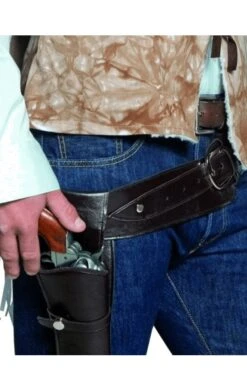 Smiffys Western Gunman Belt And Holster Accessory