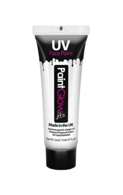 White UV Face And Body Paint