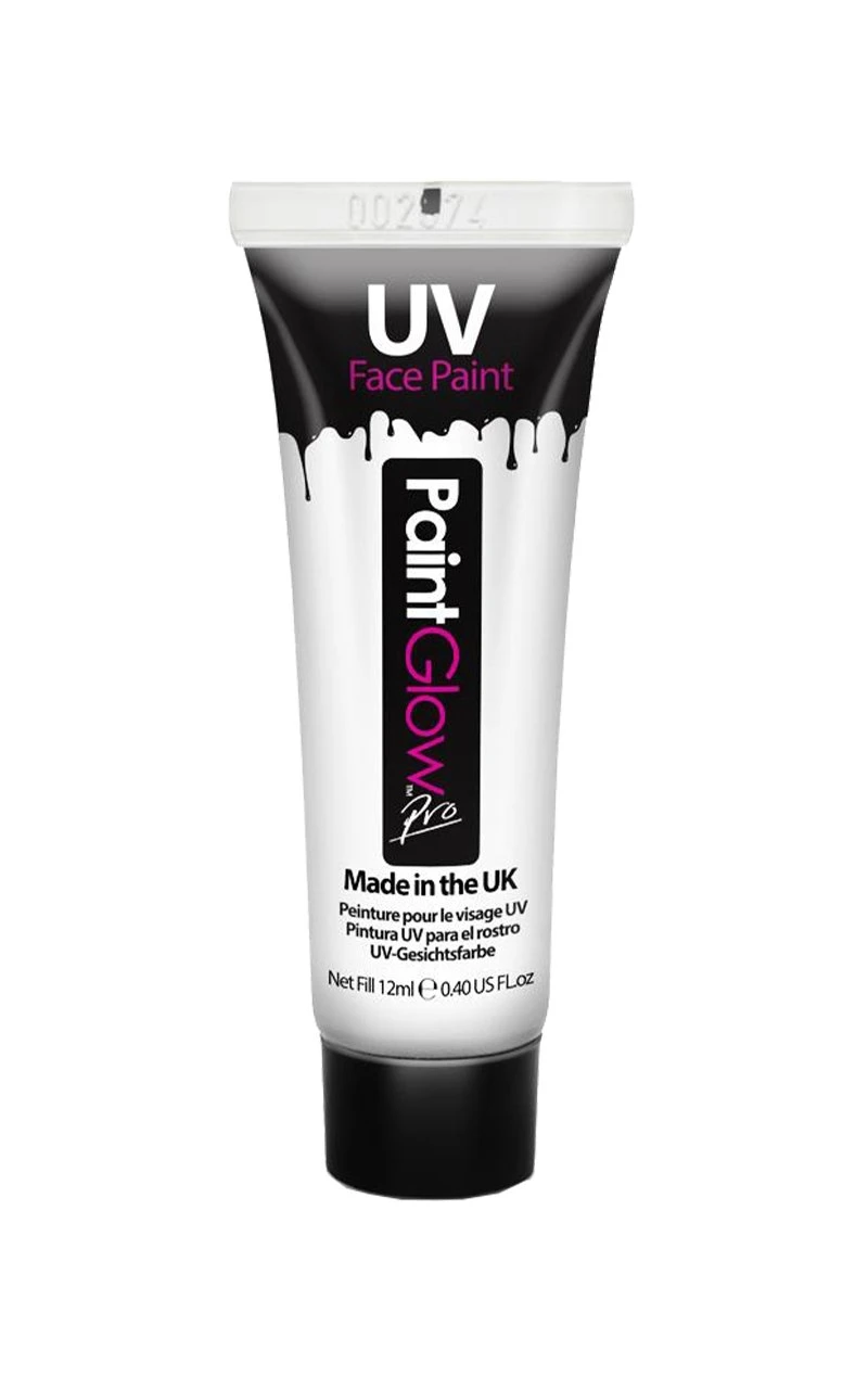White UV Face And Body Paint 3 White UV Face And Body Paint