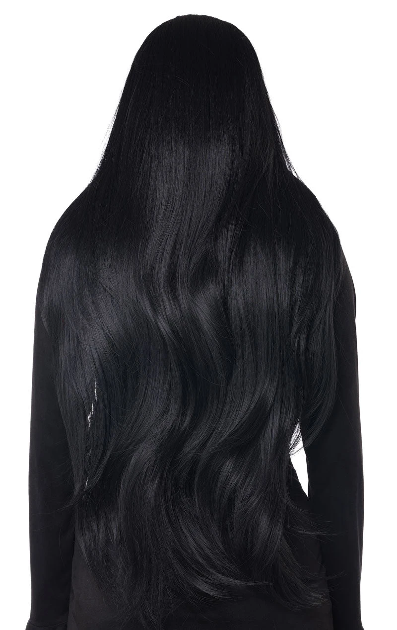 GENERIC Womens Black Extra Long Cosplay Wig 4 GENERIC Womens Black Extra Long Cosplay Wig - Image 2