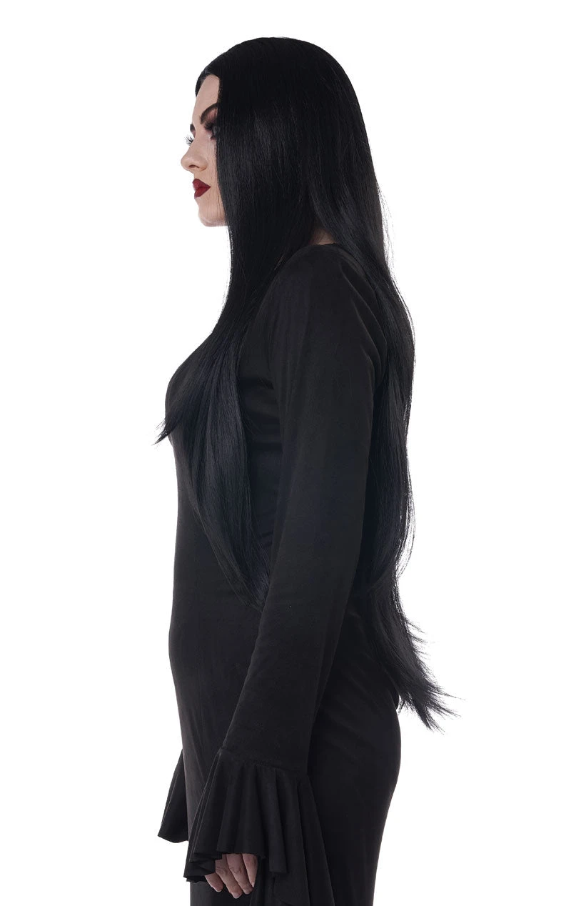 GENERIC Womens Black Extra Long Cosplay Wig 5 GENERIC Womens Black Extra Long Cosplay Wig - Image 3