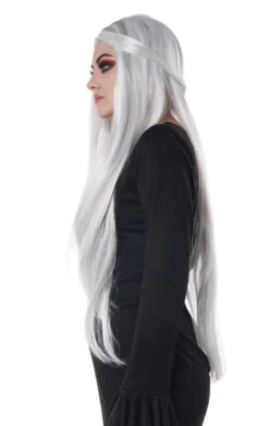 GENERIC Womens White Extra Long Cosplay Wig -Cosplay Accessories Store womens white extra long cosplay wig 650150