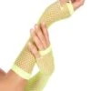 GENERIC Yellow Neon Fishnet Gloves -Cosplay Accessories Store yellow neon fishnet gloves 458623